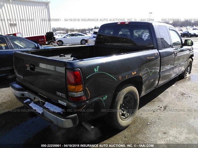 2GTEC19TX41101878 - 2004 GMC NEW SIERRA C1500 GRAY photo 4