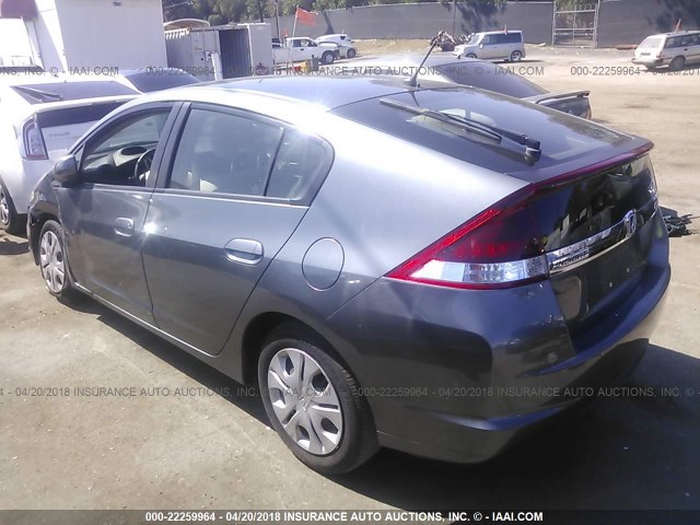 JHMZE2H32ES002197 - 2014 HONDA INSIGHT GRAY photo 3