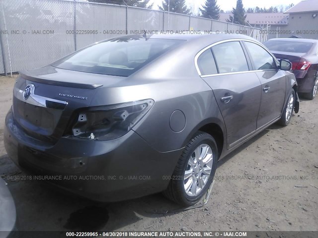 1G4GD5GR3CF314100 - 2012 BUICK LACROSSE PREMIUM BROWN photo 4