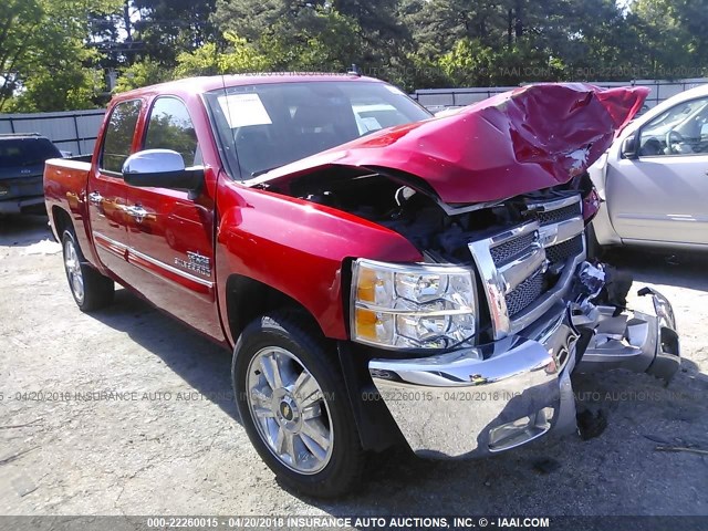 3GCPCSE0XCG210292 - 2012 CHEVROLET SILVERADO C1500 LT RED photo 1