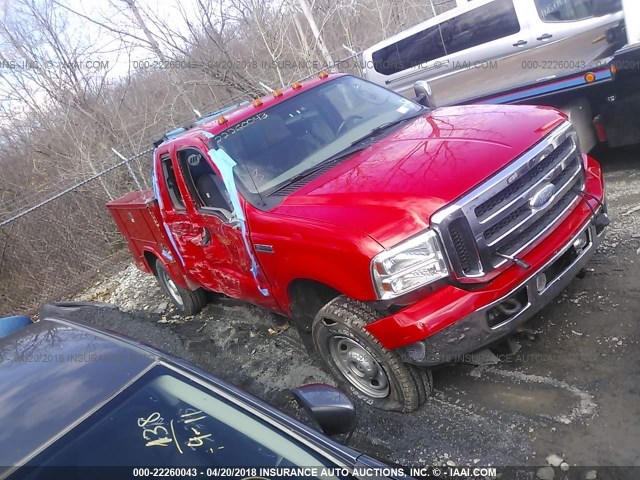 1FTSX21506ED23440 - 2006 FORD F250 SUPER DUTY RED photo 1