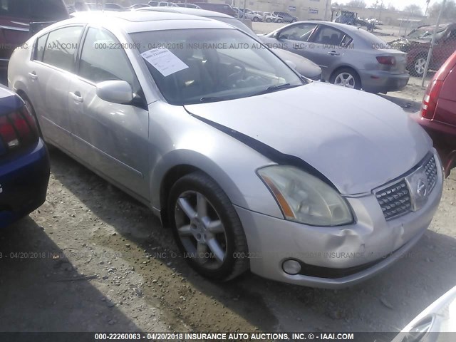 1N4BA41E36C858793 - 2006 NISSAN MAXIMA SE/SL SILVER photo 1