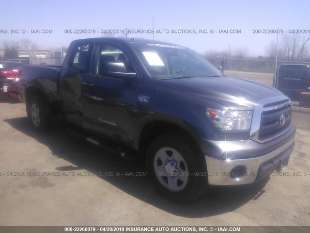 5TFRY5F11DX146000 - 2013 TOYOTA TUNDRA DOUBLE CAB SR5 GRAY photo 1