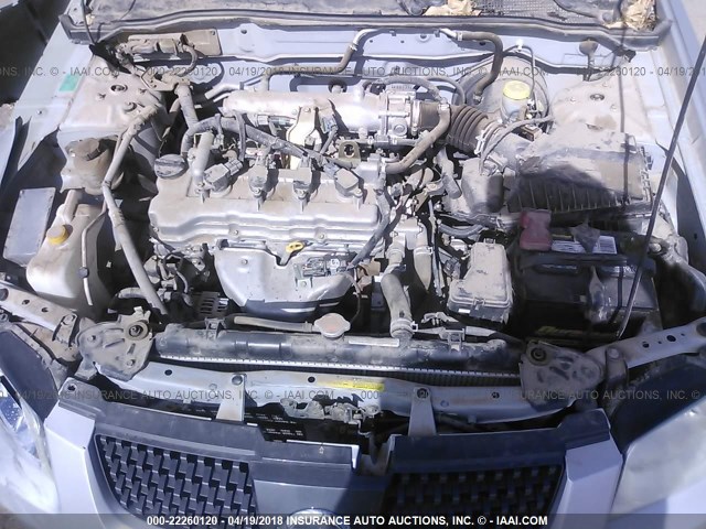 3N1CB51D05L520380 - 2005 NISSAN SENTRA 1.8/1.8S SILVER photo 10