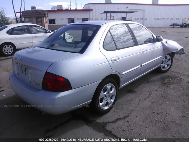 3N1CB51D05L520380 - 2005 NISSAN SENTRA 1.8/1.8S SILVER photo 4