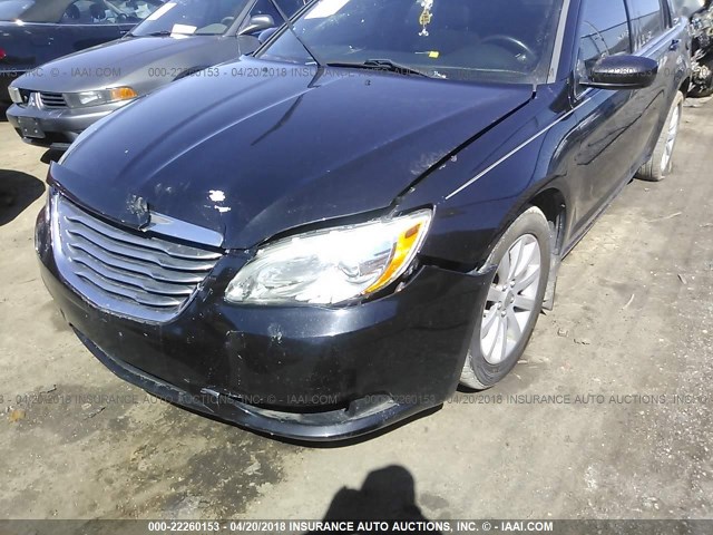 1C3BC1FGXBN511686 - 2011 CHRYSLER 200 TOURING BLACK photo 6