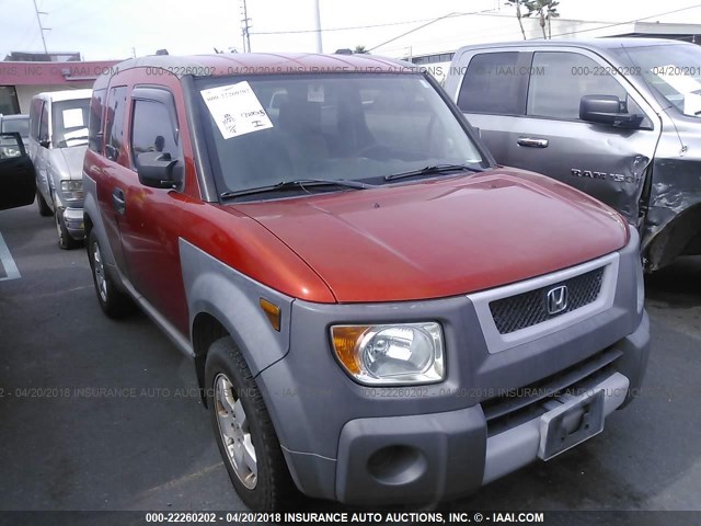 5J6YH28523L047566 - 2003 HONDA ELEMENT EX ORANGE photo 1