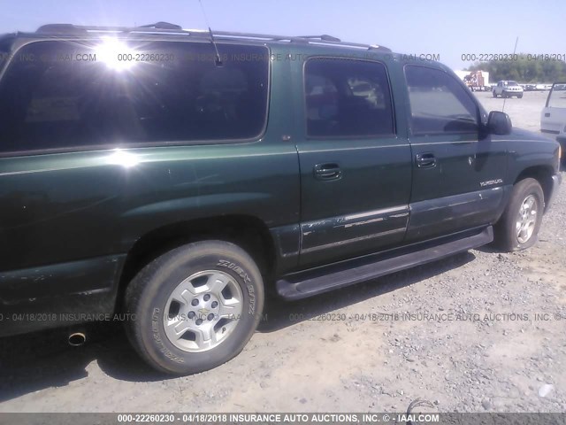 3GKEC16T51G288247 - 2001 GMC YUKON XL C1500 GREEN photo 6