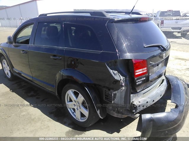 3D4PH5FV6AT143372 - 2010 DODGE JOURNEY SXT BLACK photo 3