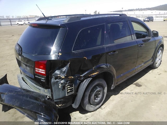 3D4PH5FV6AT143372 - 2010 DODGE JOURNEY SXT BLACK photo 4