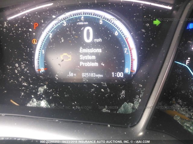 19XFC1F79HE026143 - 2017 HONDA CIVIC EXL GRAY photo 7