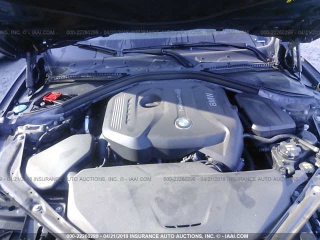 WBA4U7C5XH5D42818 - 2017 BMW 430I GRAY photo 10