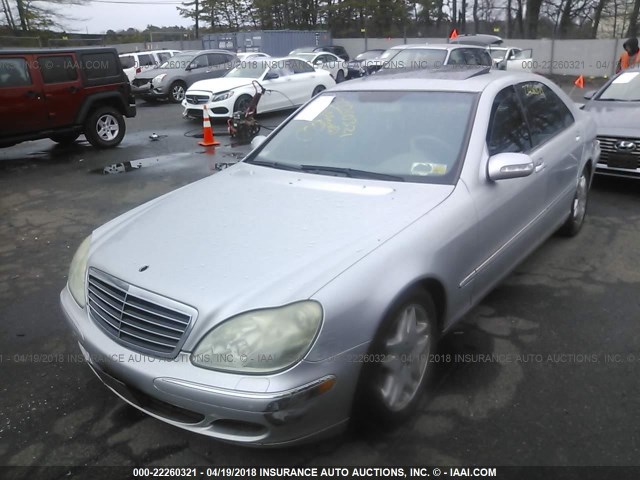 WDBNG75J53A329849 - 2003 MERCEDES-BENZ S 500 GRAY photo 2