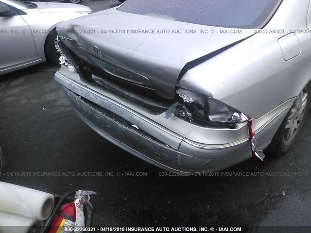 WDBNG75J53A329849 - 2003 MERCEDES-BENZ S 500 GRAY photo 6