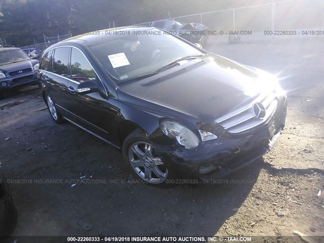 4JGCB65E47A050625 - 2007 MERCEDES-BENZ R 350 BLACK photo 1