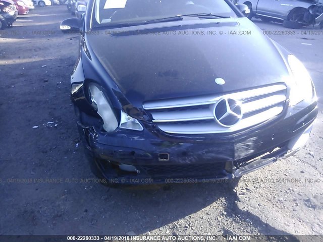 4JGCB65E47A050625 - 2007 MERCEDES-BENZ R 350 BLACK photo 6