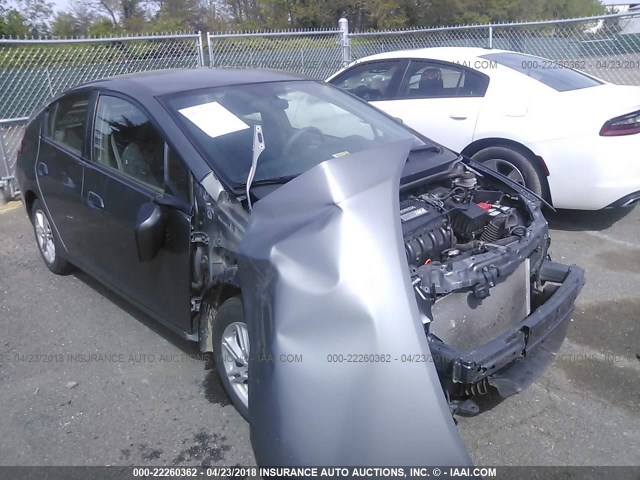 JHMZE2H75AS020643 - 2010 HONDA INSIGHT EX SILVER photo 1