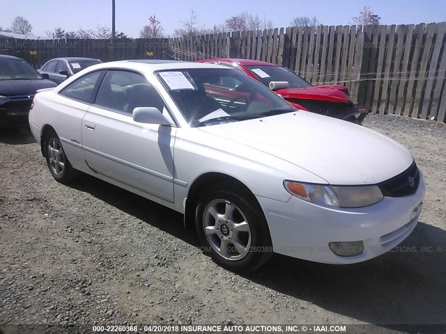 2T1CF22P11C449230 - 2001 TOYOTA CAMRY SOLARA SE/SLE WHITE photo 1