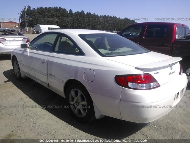2T1CF22P11C449230 - 2001 TOYOTA CAMRY SOLARA SE/SLE თეთრი ფოტო 3