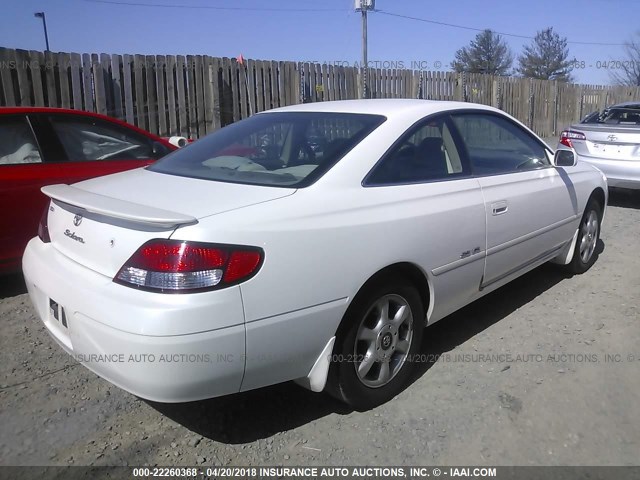 2T1CF22P11C449230 - 2001 TOYOTA CAMRY SOLARA SE/SLE თეთრი ფოტო 4