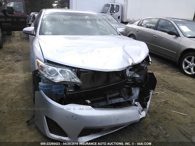 4T4BF1FK4CR271681 - 2012 TOYOTA CAMRY SE/LE/XLE GRAY photo 6