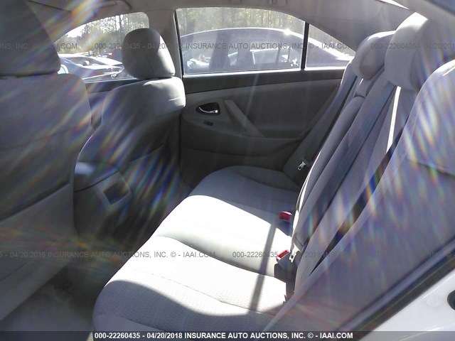 4T1BF3EK4BU764959 - 2011 TOYOTA CAMRY SE/LE/XLE WHITE photo 8