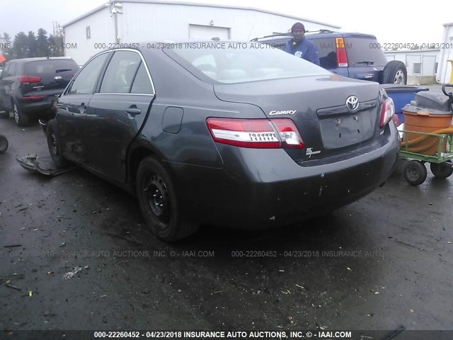 4T1BF3EK9AU011345 - 2010 TOYOTA CAMRY SE/LE/XLE BLACK photo 3