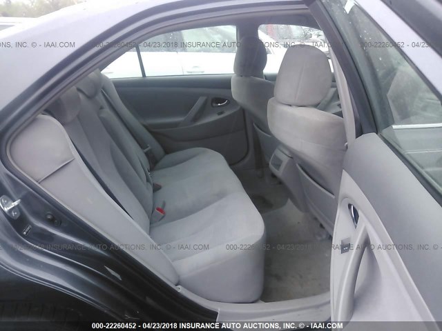 4T1BF3EK9AU011345 - 2010 TOYOTA CAMRY SE/LE/XLE BLACK photo 8