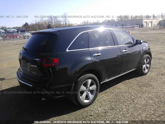 2HNYD2H21CH533669 - 2012 ACURA MDX BLACK photo 4