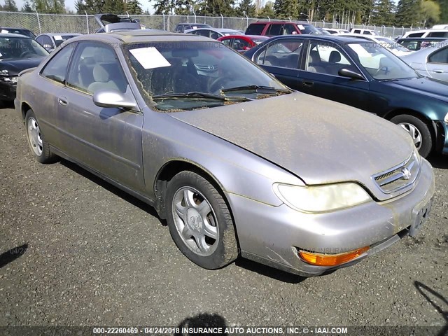 19UYA1246VL003790 - 1997 ACURA 2.2CL SILVER photo 1