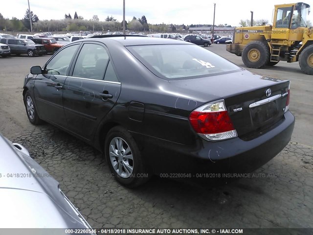 4T1BF30K65U083133 - 2005 TOYOTA CAMRY LE/XLE/SE 黑色 照片 3