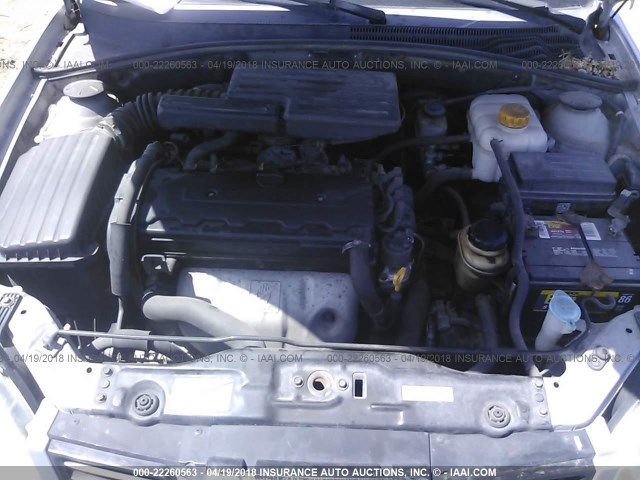 KL5JJ52Z24K972676 - 2004 SUZUKI FORENZA LX/EX SILVER photo 10