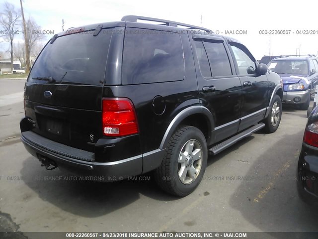 1FMDU73W13ZB00179 - 2003 FORD EXPLORER XLT/XLT SPORT/NBX BLACK photo 4