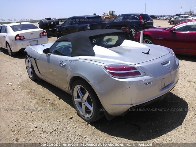 1G8MG35X98Y132119 - 2008 SATURN SKY REDLINE SILVER photo 3