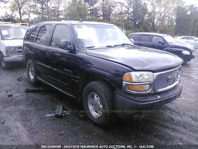 1GKEK63U84J174971 - 2004 GMC YUKON DENALI BLACK photo 1