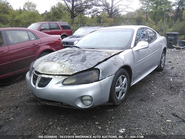 2G2WP522651306329 - 2005 PONTIAC GRAND PRIX SILVER photo 2