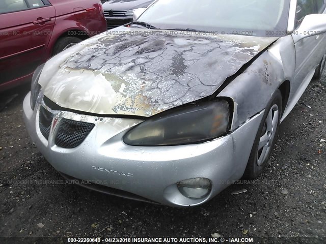 2G2WP522651306329 - 2005 PONTIAC GRAND PRIX SILVER photo 6