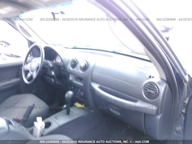 1J4GL48K94W213769 - 2004 JEEP LIBERTY SPORT 蓝色 照片 5