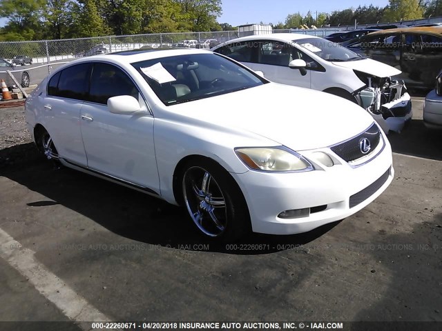 JTHBN96S265009784 - 2006 LEXUS GS GENERATION 200 430 WHITE photo 1