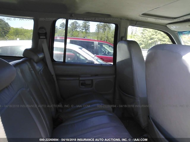 1FMZU63E4YZC00386 - 2000 FORD EXPLORER XLT BURGUNDY photo 8