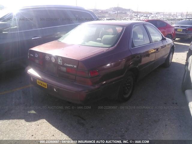 4T1BG22K5XU453821 - 1999 TOYOTA CAMRY CE/LE/XLE MAROON photo 4