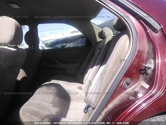 4T1BG22K5XU453821 - 1999 TOYOTA CAMRY CE/LE/XLE 栗色 照片 8