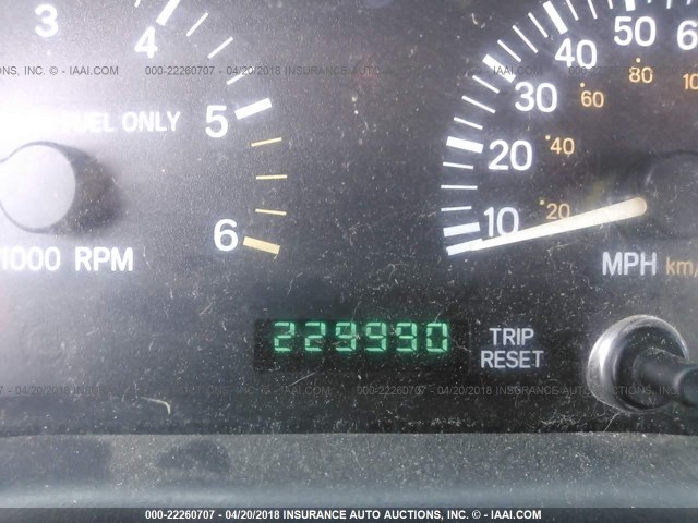 1J4FF68S3XL661378 - 1999 JEEP CHEROKEE SPORT/CLASSIC წითელი ფოტო 7