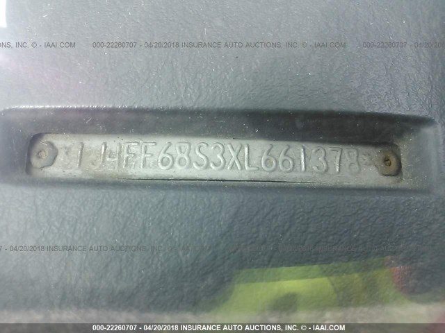 1J4FF68S3XL661378 - 1999 JEEP CHEROKEE SPORT/CLASSIC წითელი ფოტო 9