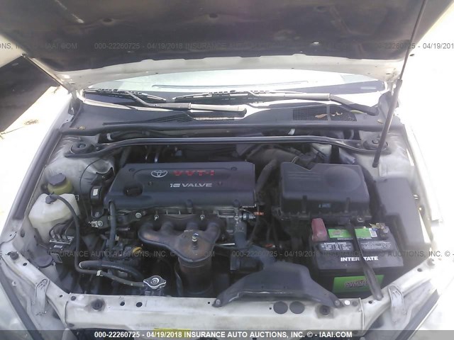 4T1BE32K45U005031 - 2005 TOYOTA CAMRY LE/XLE/SE თეთრი ფოტო 10