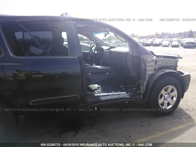 5N1AA08CX7N720639 - 2007 NISSAN ARMADA SE/LE BLACK photo 6