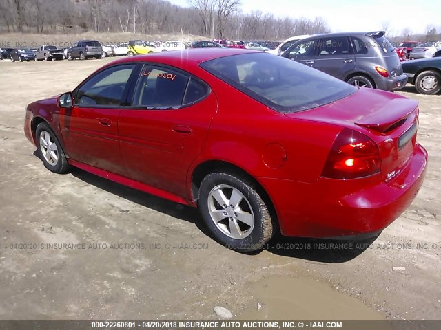 2G2WP552081145749 - 2008 PONTIAC GRAND PRIX Qırmızı foto 3