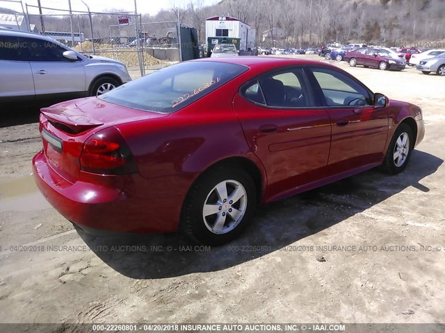 2G2WP552081145749 - 2008 PONTIAC GRAND PRIX Qırmızı foto 4