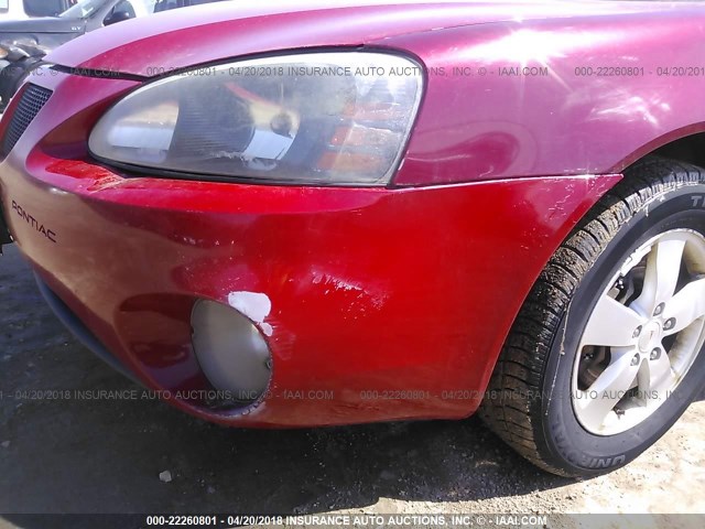 2G2WP552081145749 - 2008 PONTIAC GRAND PRIX Qırmızı foto 6