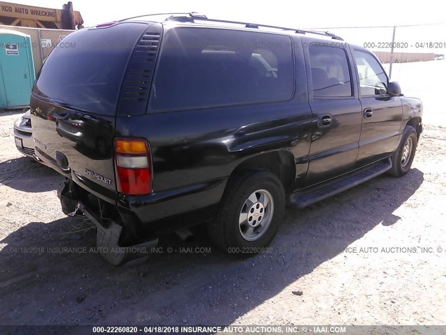 1GNEC16T73J227227 - 2003 CHEVROLET SUBURBAN C1500 BLACK photo 4